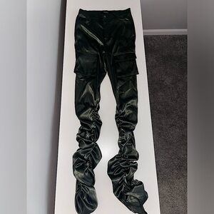 Akira green silky pants.